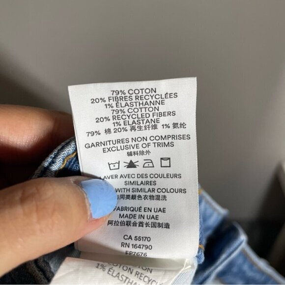 Frank and Oak The Stevie Tapered Denim Short in Blue size 29 - Picture 5 of 11